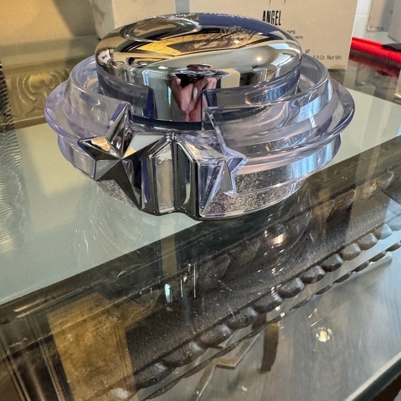 Mugler Angel Body Cream in Blue with Silver Star 6.9 oz  200ml - Picture 3 of 5